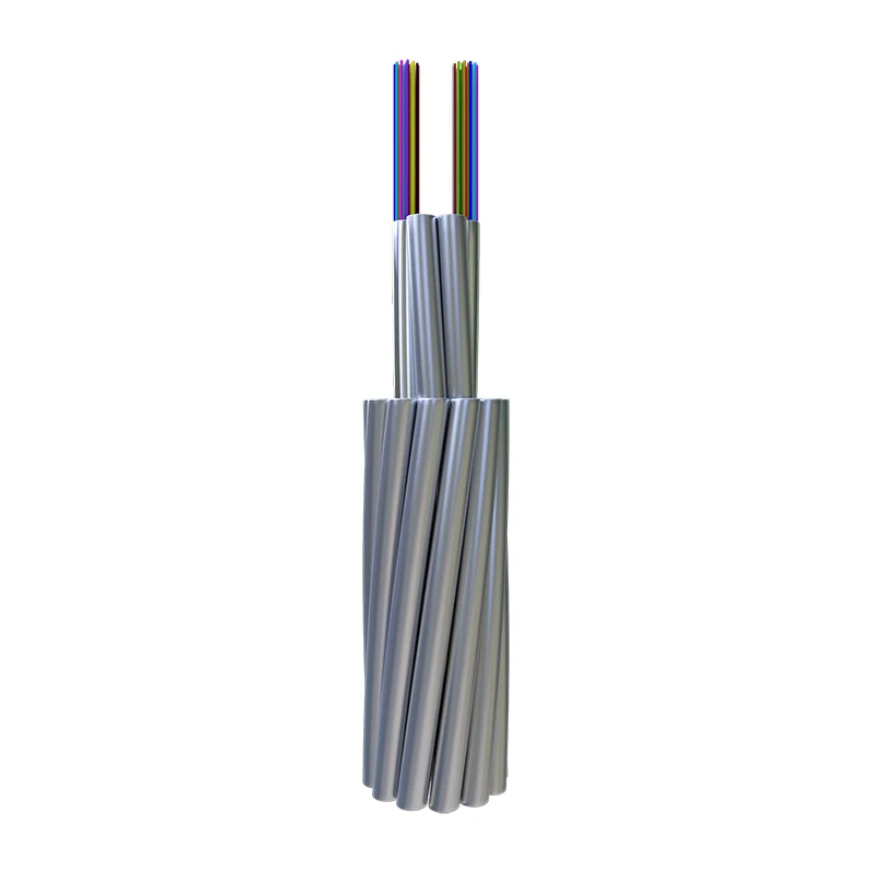 Fibra de fibra óptica de tubo preso Fio aterrino de terra