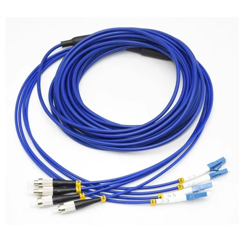 Quad FC/UPC-LC/UPC Cords dielétricos à prova de roedores